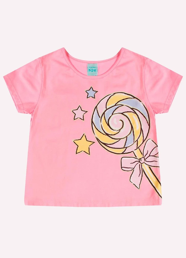 Kyly - Pijama Infantil Menina Doces Rosa