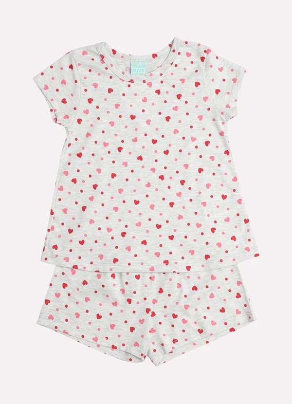 Kyly - Pijama Infantil Menina Estampado Cinza 2
