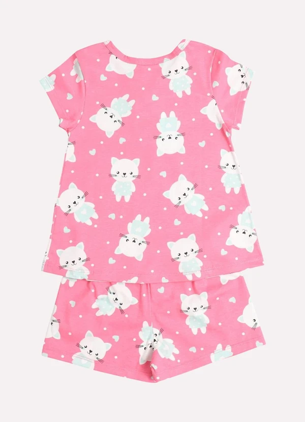 Kyly - Pijama Infantil Menina Estampado Rosa 3