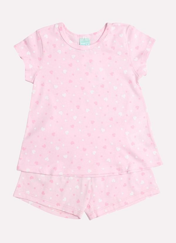 Kyly - Pijama Infantil Menina Estampado Rosa 2