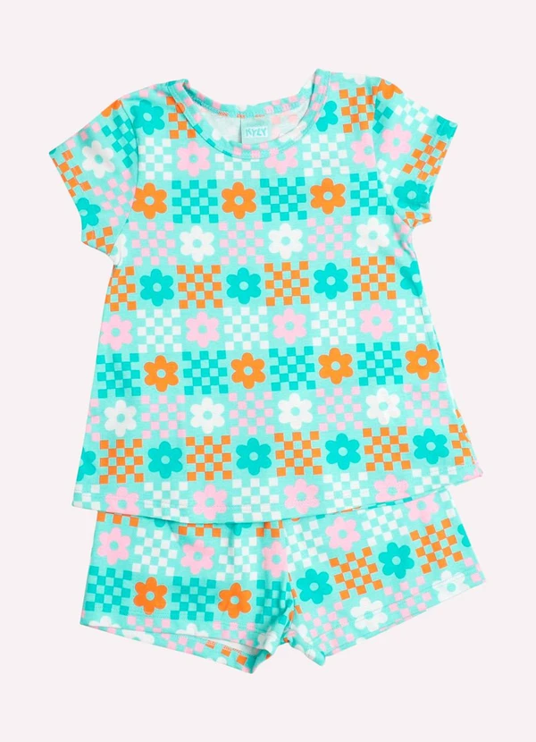 Kyly - Pijama Infantil Menina Estampado Verde 2