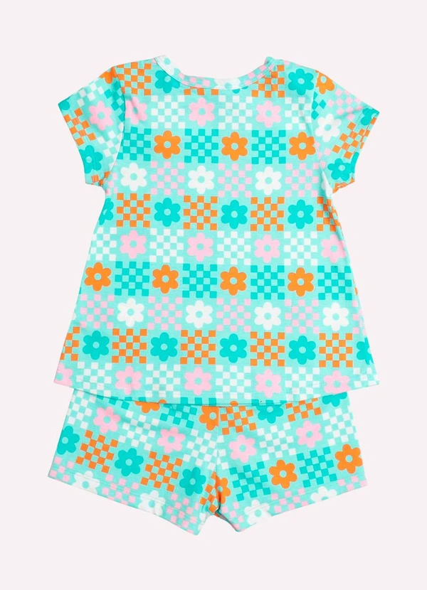 Kyly - Pijama Infantil Menina Estampado Verde 3