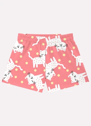 Kyly - Pijama Infantil Menina Gatinhos Amarelo - KYLY