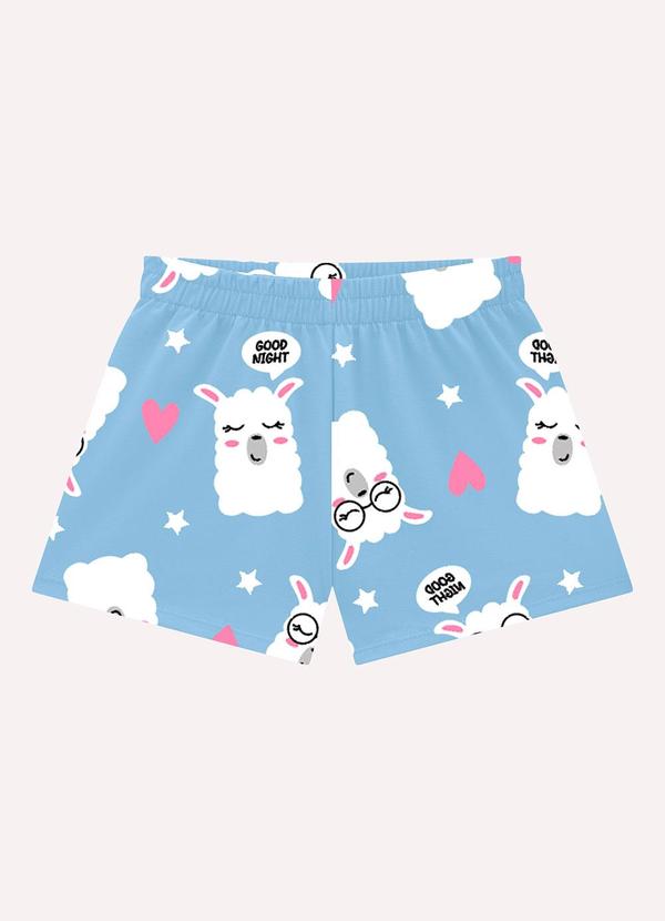 Kyly - Pijama Infantil Menina Lhama Azul 4