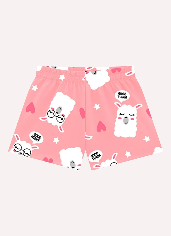 Kyly - Pijama Infantil Menina Lhama Rosa 3