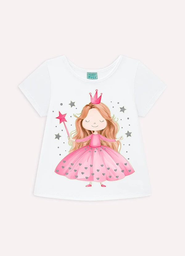 Kyly - Pijama Infantil Menina Princesa Branco 2