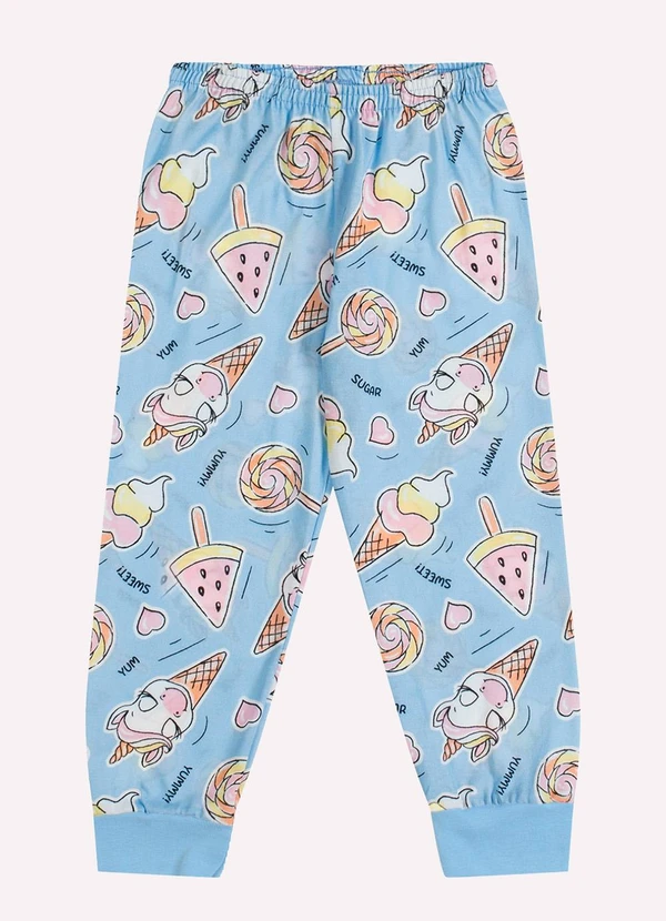 Kyly - Pijama Infantil Menina Unicórnio Azul 2