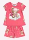 Kyly - Pijama Infantil Menina Ursinho Rosa - variação: Rosa