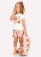 Kyly - Pijama Infantil Menina Ursinhos Branco - variação: Branco