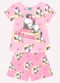 Kyly - Pijama Infantil Menina Zebra Rosa - variação: Rosa