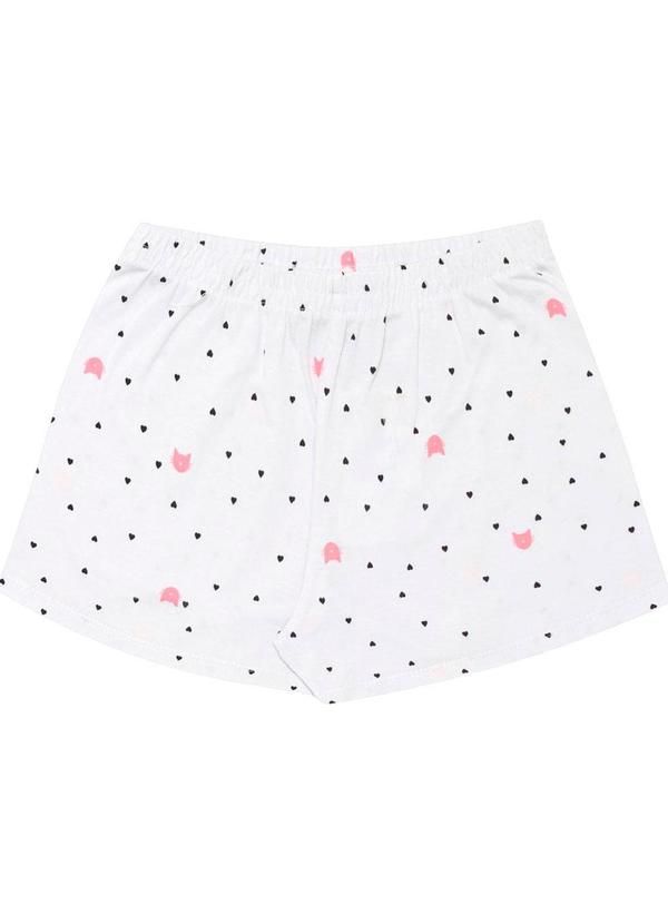 Pulla Bulla - Pijama Meia Malha Feminina Branco 3