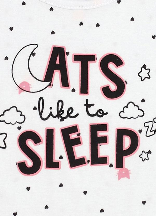 Pulla Bulla - Pijama Meia Malha Feminina Branco 4