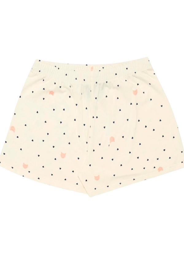 Pulla Bulla - Pijama Meia Malha Feminina Branco 3