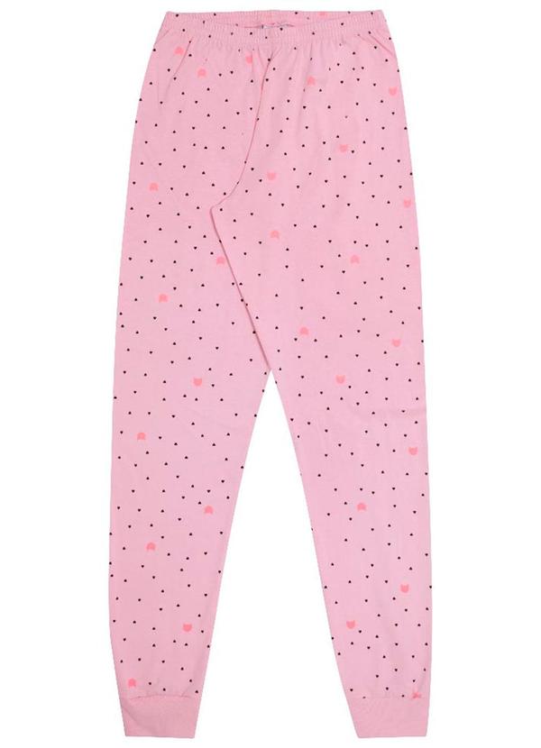 Pulla Bulla - Pijama Meia Malha Feminina Rosa 3