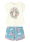 Malwee Kids - Pijama Happy Memories Rosa Claro - variação: Off White