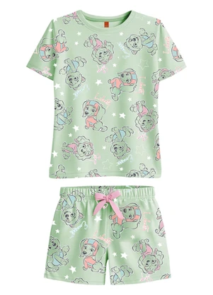 Malwee Kids - Pijama Patrulha Canina® que Brilha NoVerde - MALWEE KIDS