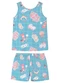Malwee Kids - Pijama Happy Memories Lilás - variação: Azul Claro