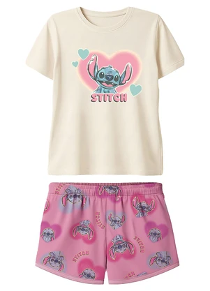 Malwee Kids - Pijama Stitch® Bege - MALWEE KIDS