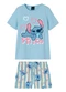 Malwee Kids - Pijama Stitch Stripes Disney® Rosa Claro - variação: Azul Claro