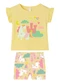 Malwee Kids - Pijama Unicórnio que Brilha no Escuro Azul Claro - variação: Amarelo Claro