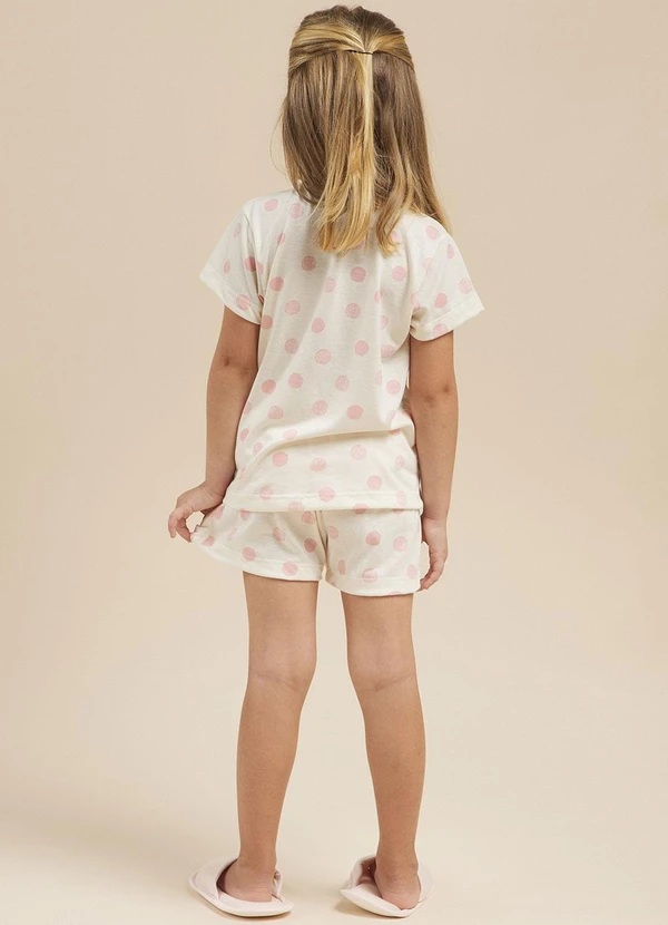 Aurora Joaquina - Conjunto Short Doll Manga Curta Infantil Estampado 2