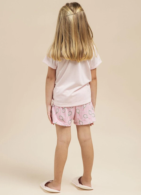 Aurora Joaquina - Conjunto Short Doll Manga Curta Infantil Estampado 2