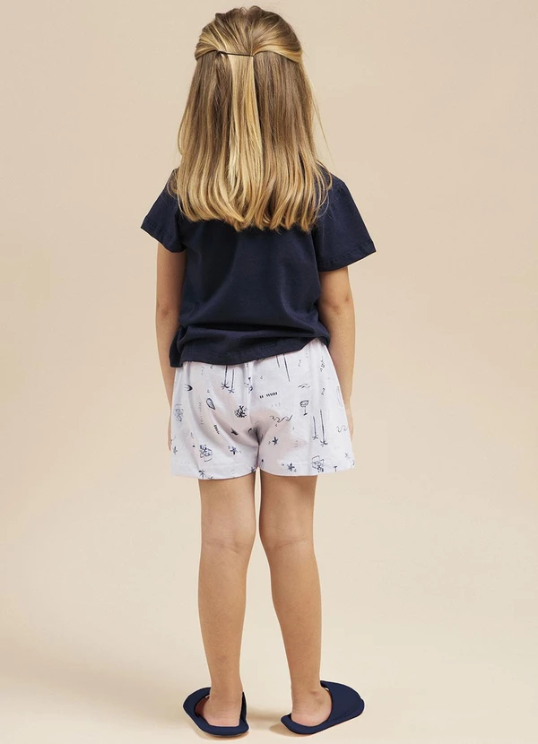 Aurora Joaquina - Conjunto Short Doll Manga Curta Infantil Estampado 2