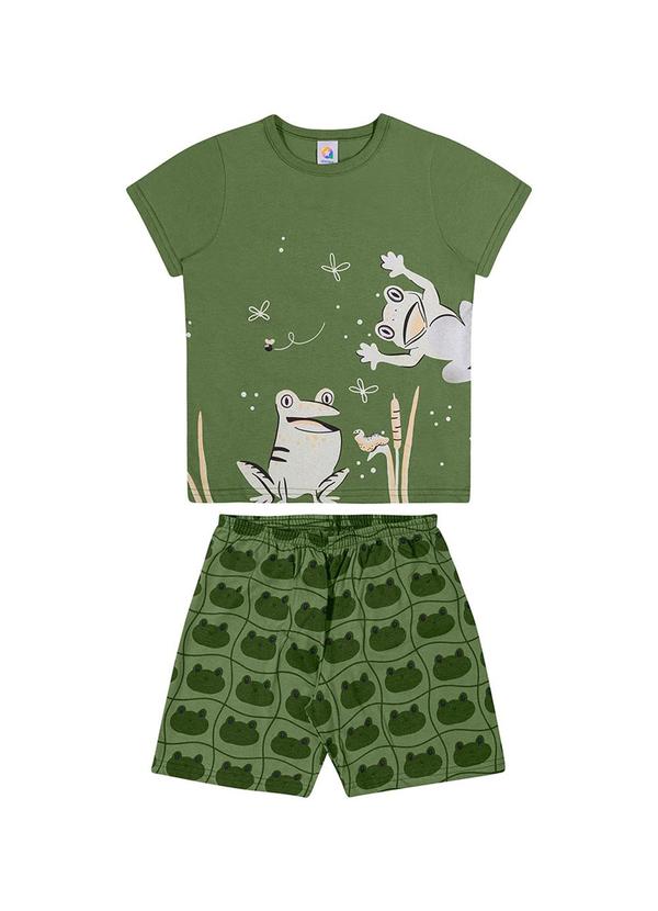 Alenice - Conjunto Pijama Sapinhos Encantados Menino Verde 1