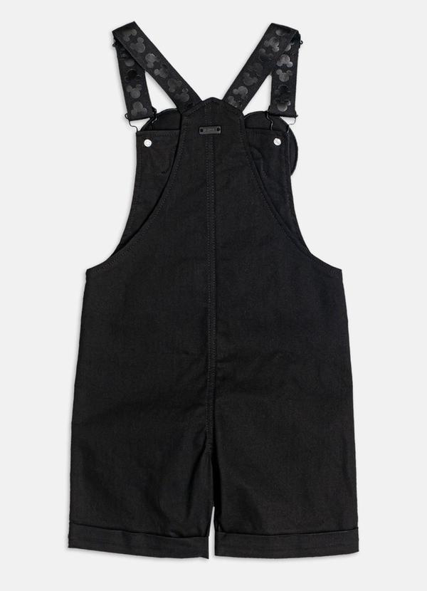 Youccie - Jardineira de Sarja do Mickey Preto 4