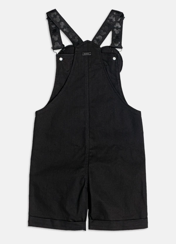 Youccie - Jardineira de Sarja do Mickey Preto 4