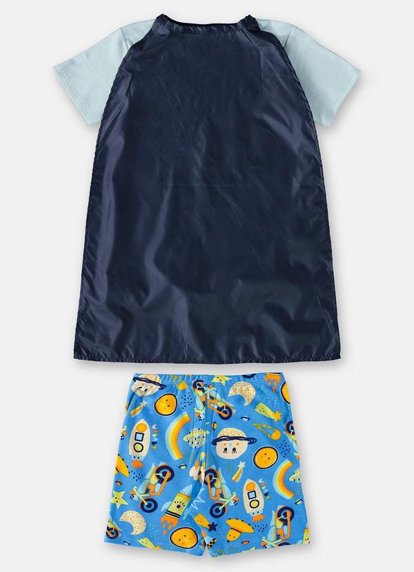 Up Baby - Pijama Curto Dino Dreams Infantil Azul 3