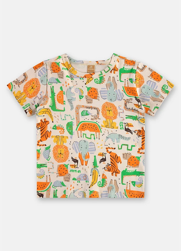 Up Baby - Pijama Curto Infantil em Suedine Azul 4