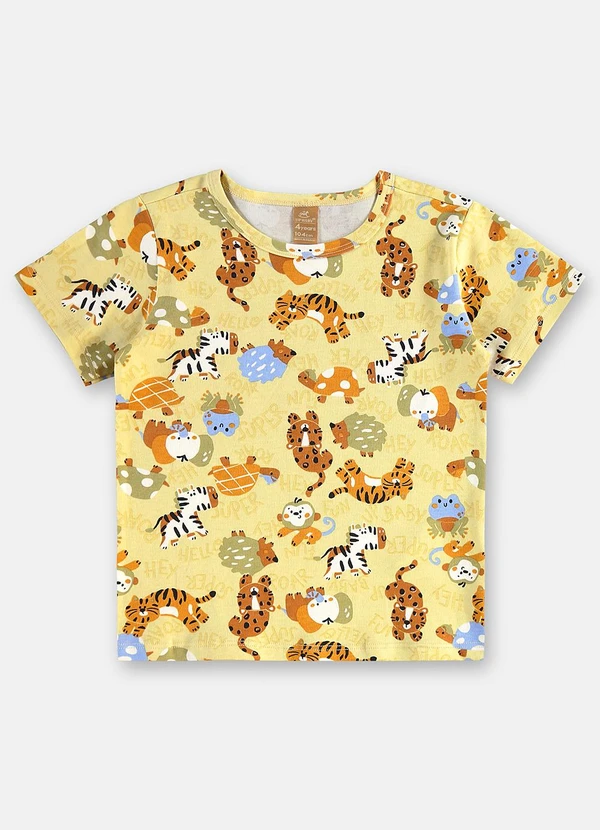 Up Baby - Pijama Curto Infantil em Suedine Verde 4