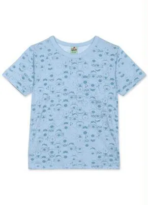 Lilica Ripilica - Pijama Curto Infantil Unissex Azul - LILICA RIPILICA