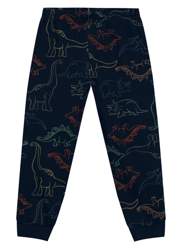 Brandili - Pijama de Dinossauro Brilha no Escuro Azul 7