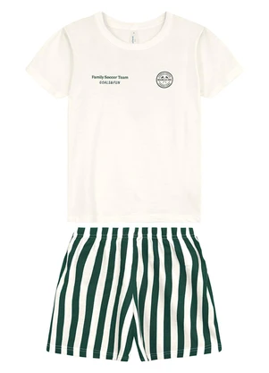 Malwee Kids - Pijama Family Soccer Team Off White - MALWEE KIDS