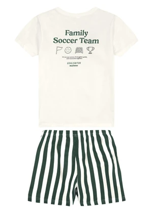 Malwee Kids - Pijama Family Soccer Team Off White - MALWEE KIDS