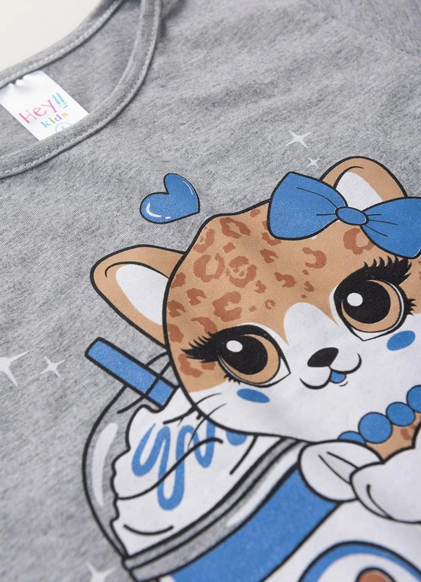 Atelie da Crianca - Pijama Feminino Verão Coruja Branco 4