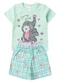 Atelie da Crianca - Pijama Feminino Verão Elefante Branco - variação: Verde