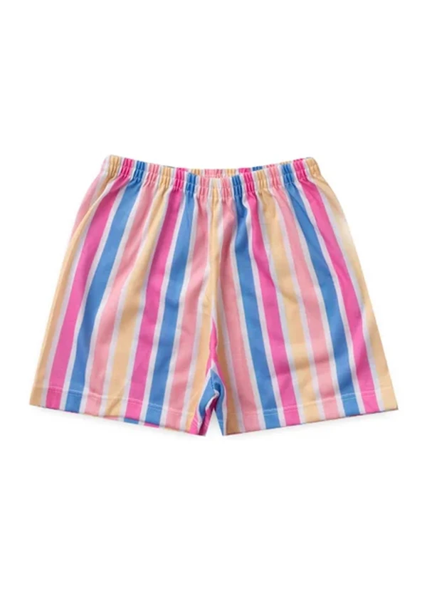Atelie da Crianca - Pijama Feminino Verão Rainbow-Sauro Amarelo 3