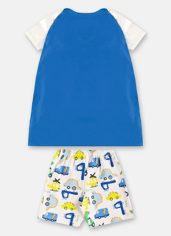 Up Baby - Pijama Infantil Brilha Escuro Capa Branco 3