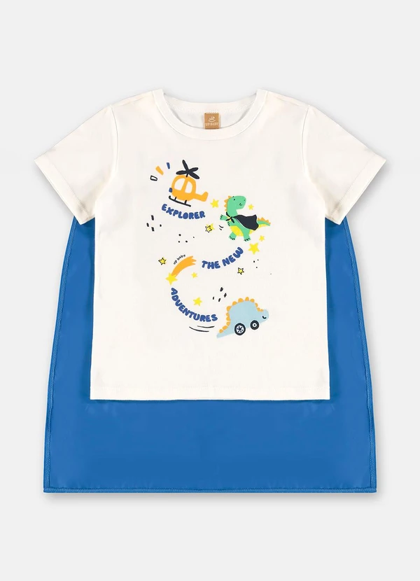 Up Baby - Pijama Infantil Brilha Escuro Capa Branco 4