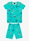 Select - Pijama Infantil Camiseta e Bermuda Azul - variação: Azul