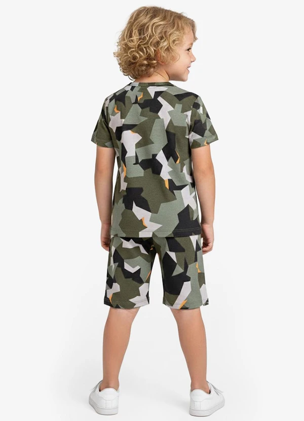 Select - Pijama Infantil Camiseta e Bermuda Verde 2