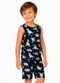 Select - Pijama Infantil em Meia Malha Azul - variação: Azul