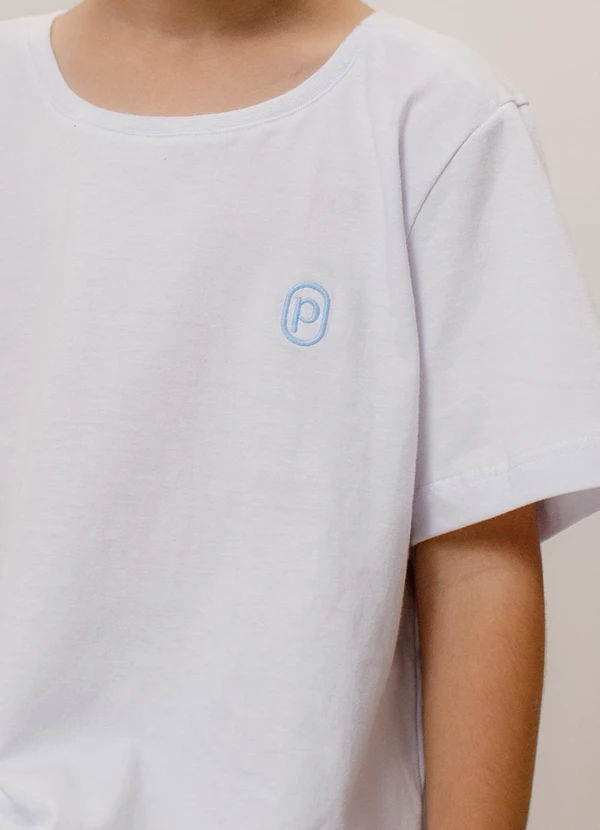 Piante Pijamas - Pijama Infantil Manga Curta Algodão Branco 4