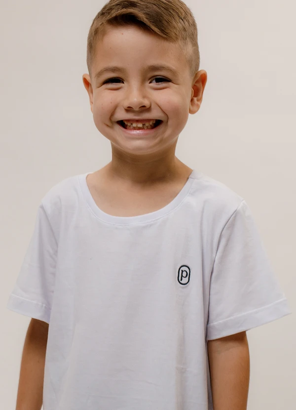 Piante Pijamas - Pijama Infantil Manga Curta Algodão Branco 4