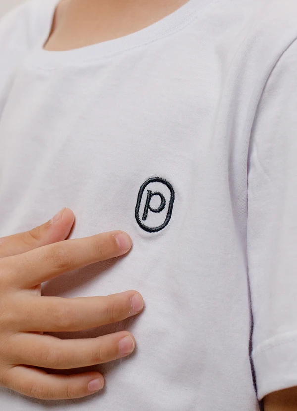 Piante Pijamas - Pijama Infantil Manga Curta Algodão Branco 6