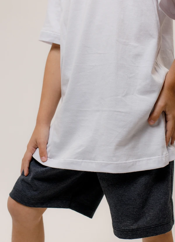 Piante Pijamas - Pijama Infantil Manga Curta Algodão Branco 7