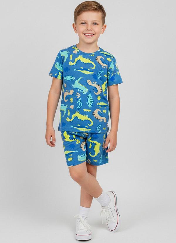 Select - Pijama Infantil Masculino Azul